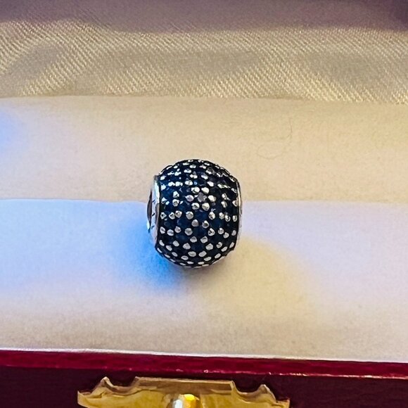 Pandora Pave Lights Charm with Blue Crystals and .925 Sterling Silver Core - Picture 5 of 7